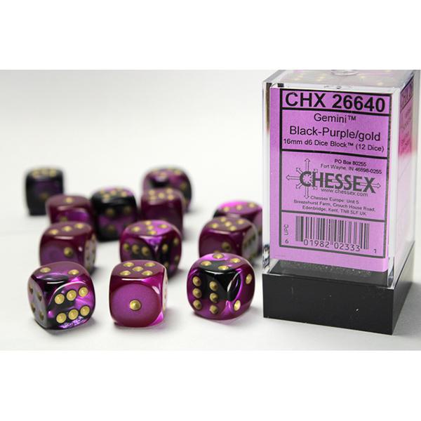 CHX26640 - Gemini: Black-Purple/Gold 16mm