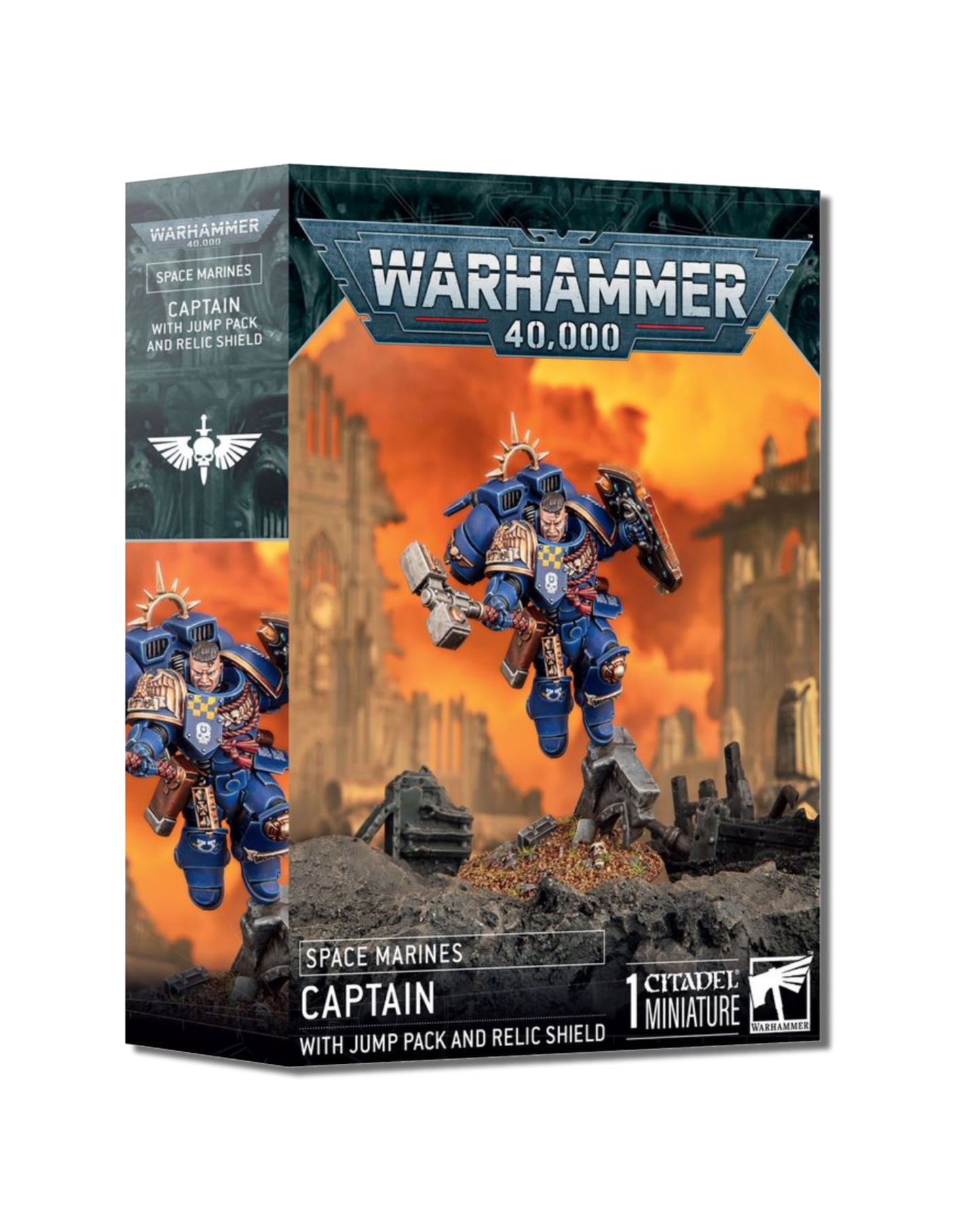 SPACE MARINES: CAPTAIN WITH JUMP PACK & RELIC SHIELD
