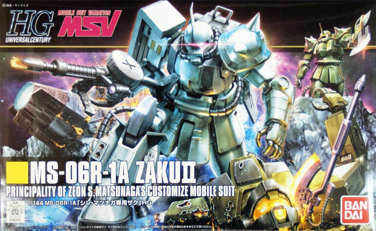 HGUC 1/144 #154 MS-06R-1A Zaku II Shin Matsunaga