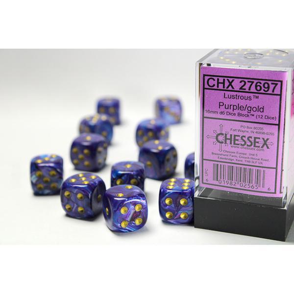 CHX27697 - Lustrous: Purple/Gold 16mm