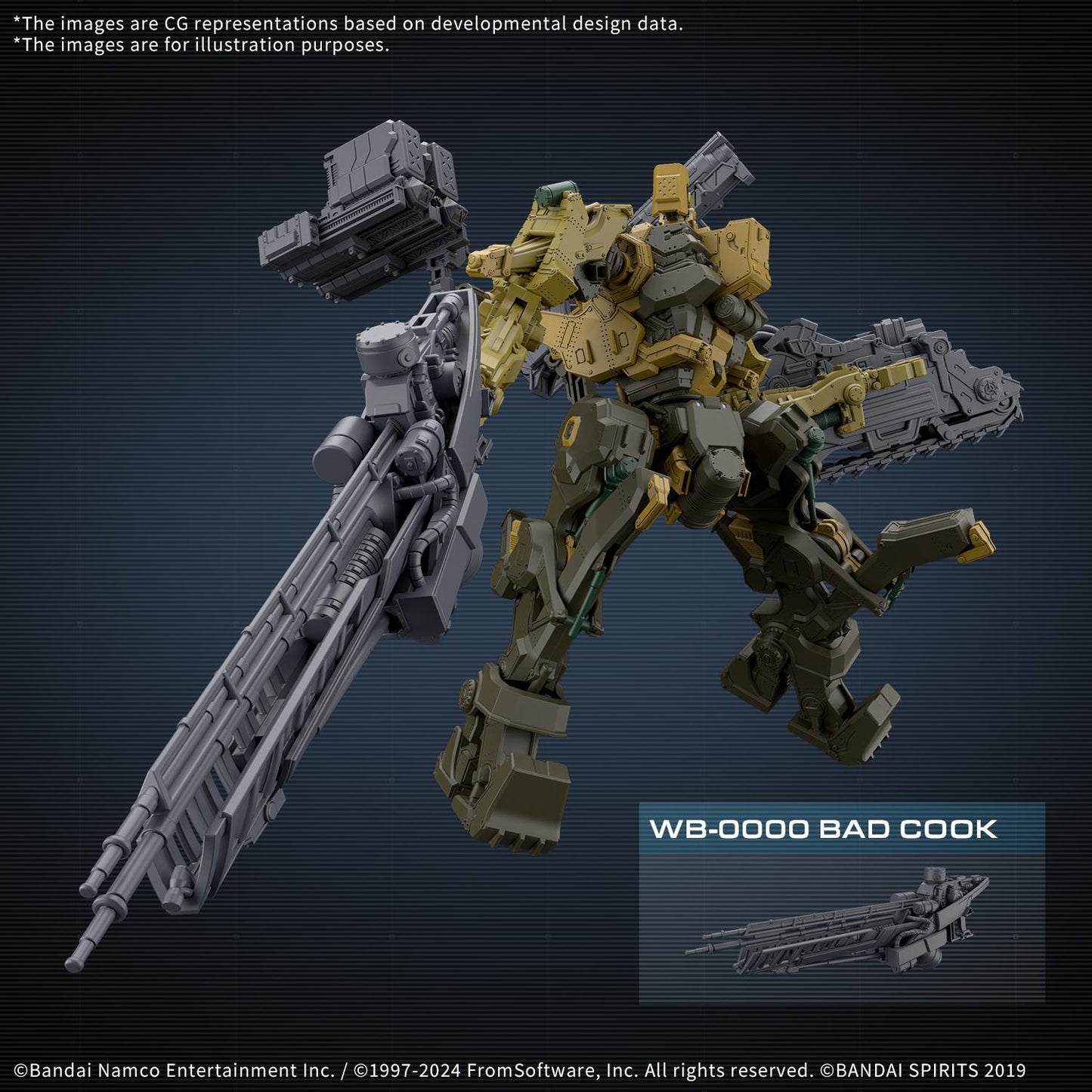 30MM x Armored Core VI RaD CC-3000 Wrecker Milk Tooth "Armored Core VI Fires of Rubicon"