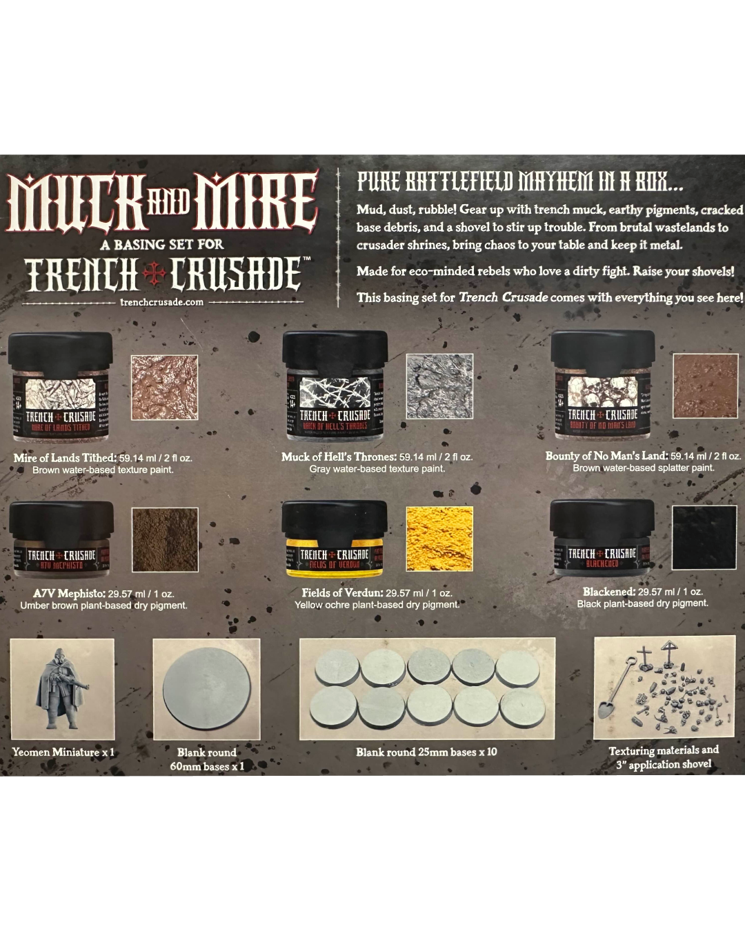 Trench Crusade Muck and Mire base set