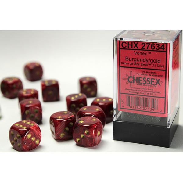CHX27634 - Vortex: Burgundy/Gold 16mm