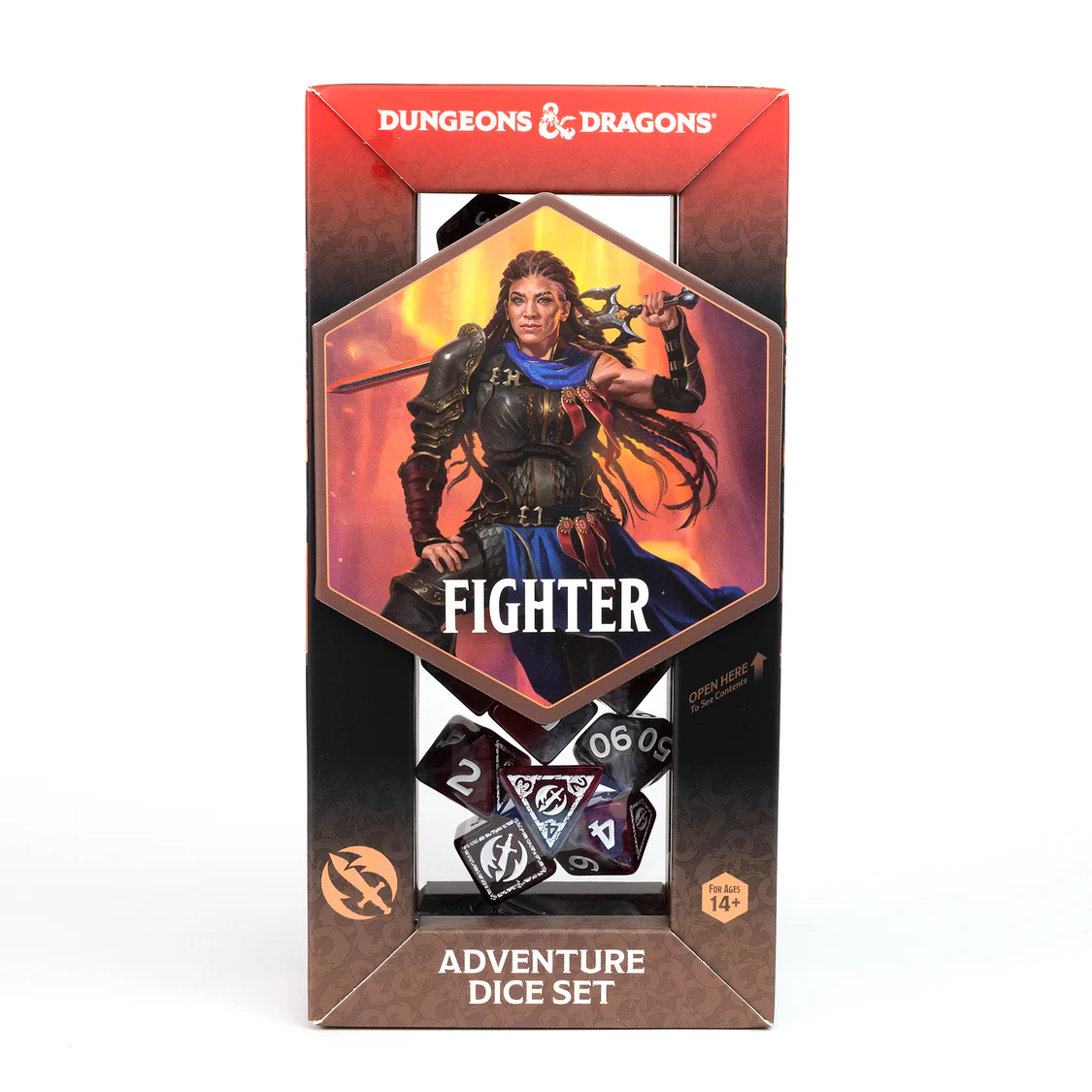 Sirius Adventure Dice Set - Fighter Red