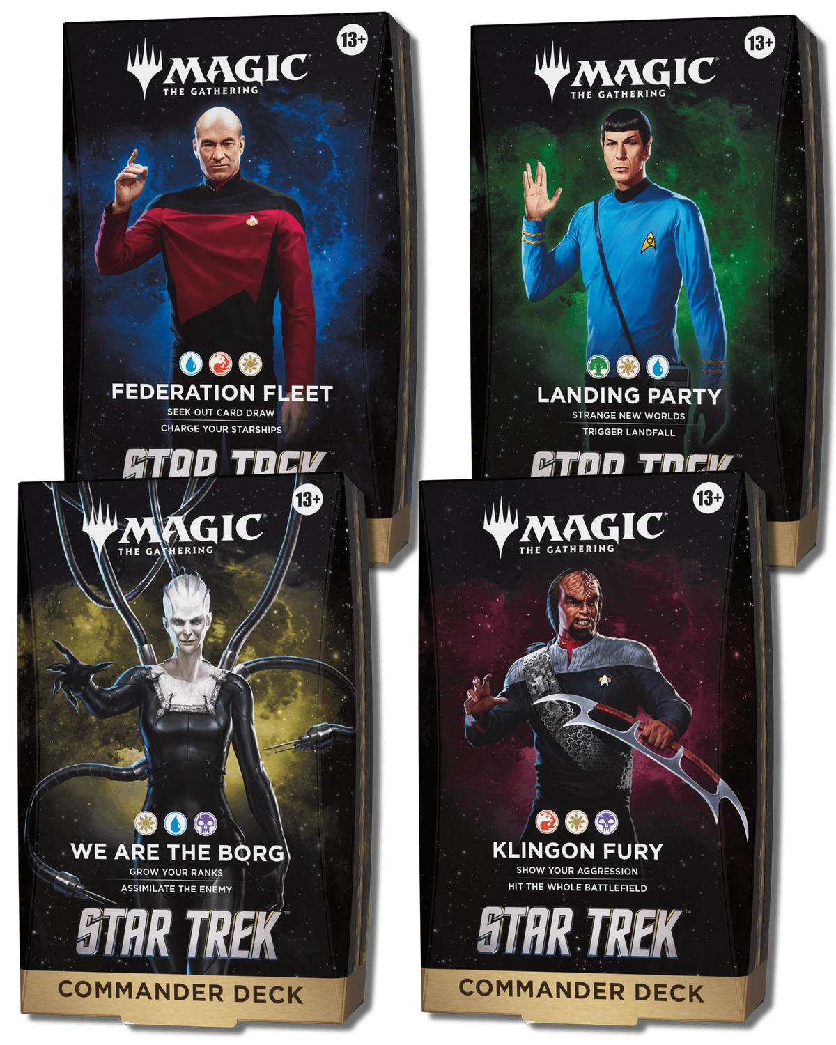 *Pre-Order* Universes Beyond Star Trek Commander Deck Set (In-Store Pickup)