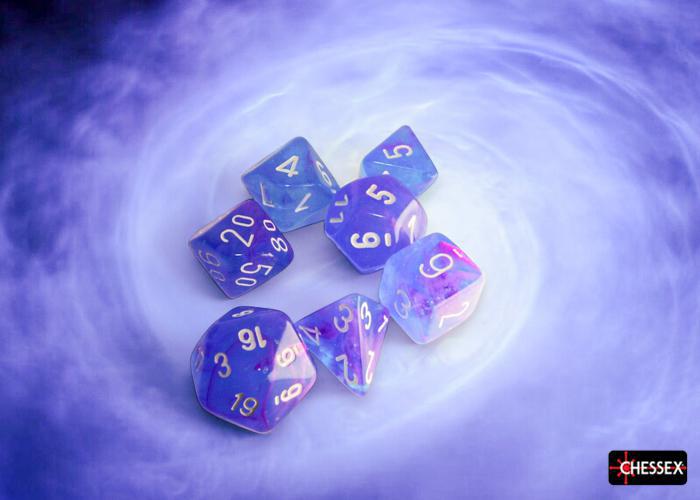 CHX27567 - Nebula Aura/white Luminary Polyhedral