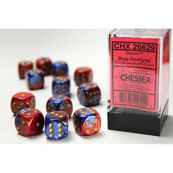 CHX26629 - Gemini: Blue-Red/Gold 16mm