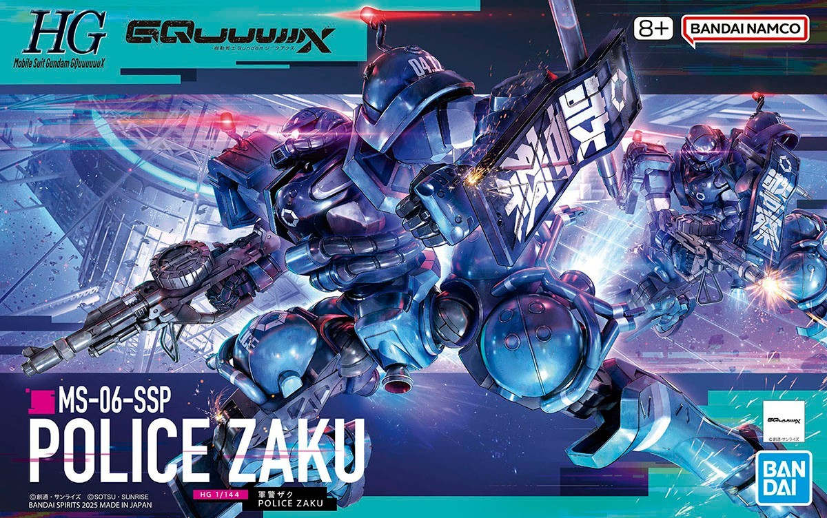 Bandai HG 1/144 Police Zaku "Mobile Suit Gundam GQuuuuuuX"