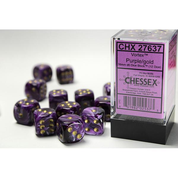 CHX27637 - Vortex: Purple/Gold 16mm