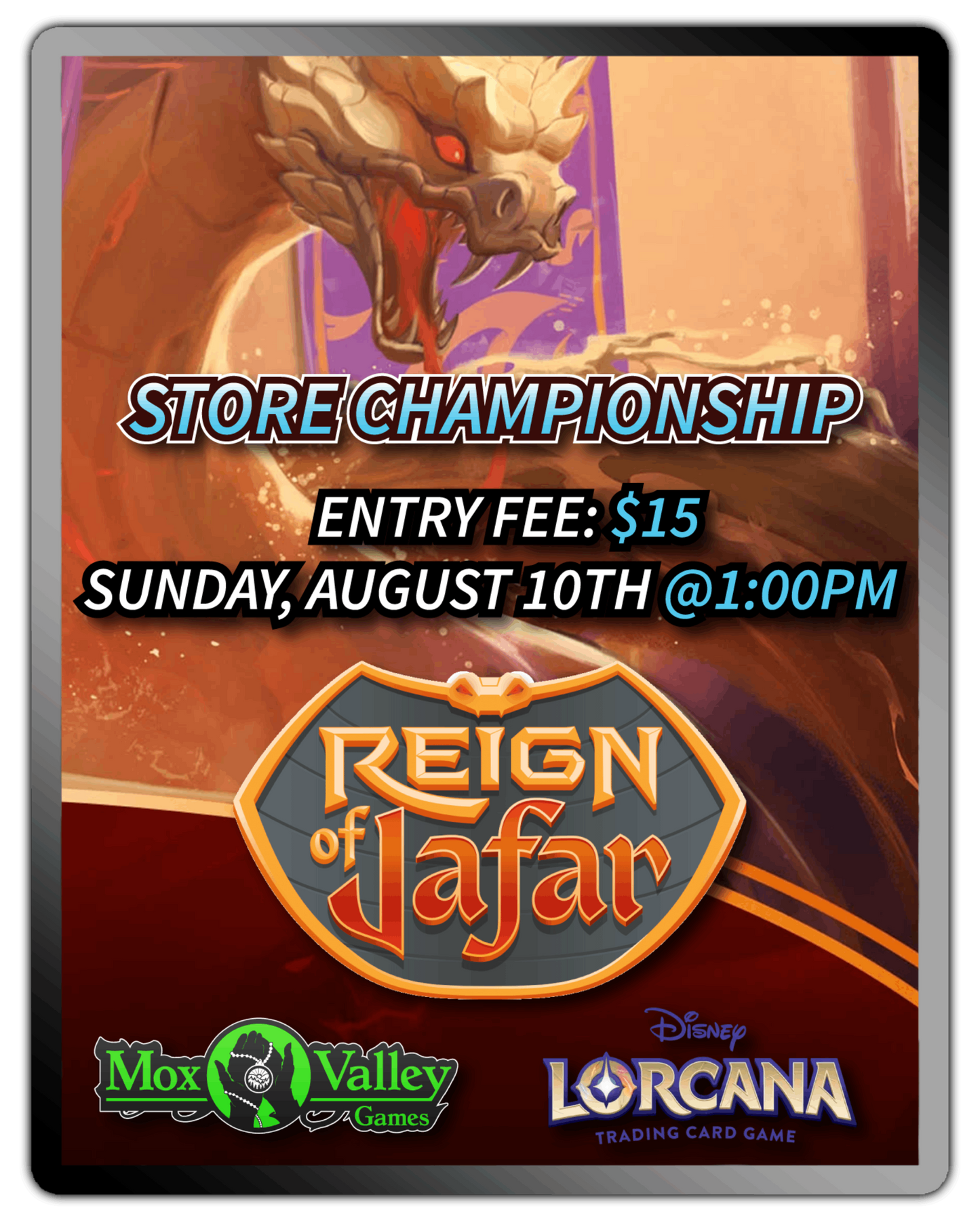 Lorcana Reign of Jafar Store Championship