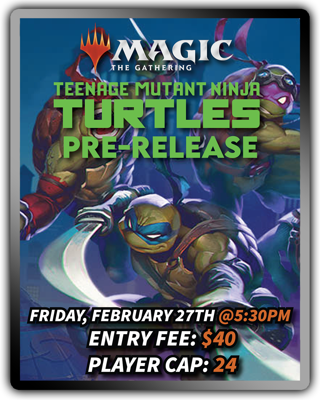 MTG Universes Beyond: Teenage Mutant Ninja Turtle Friday Pre-Release