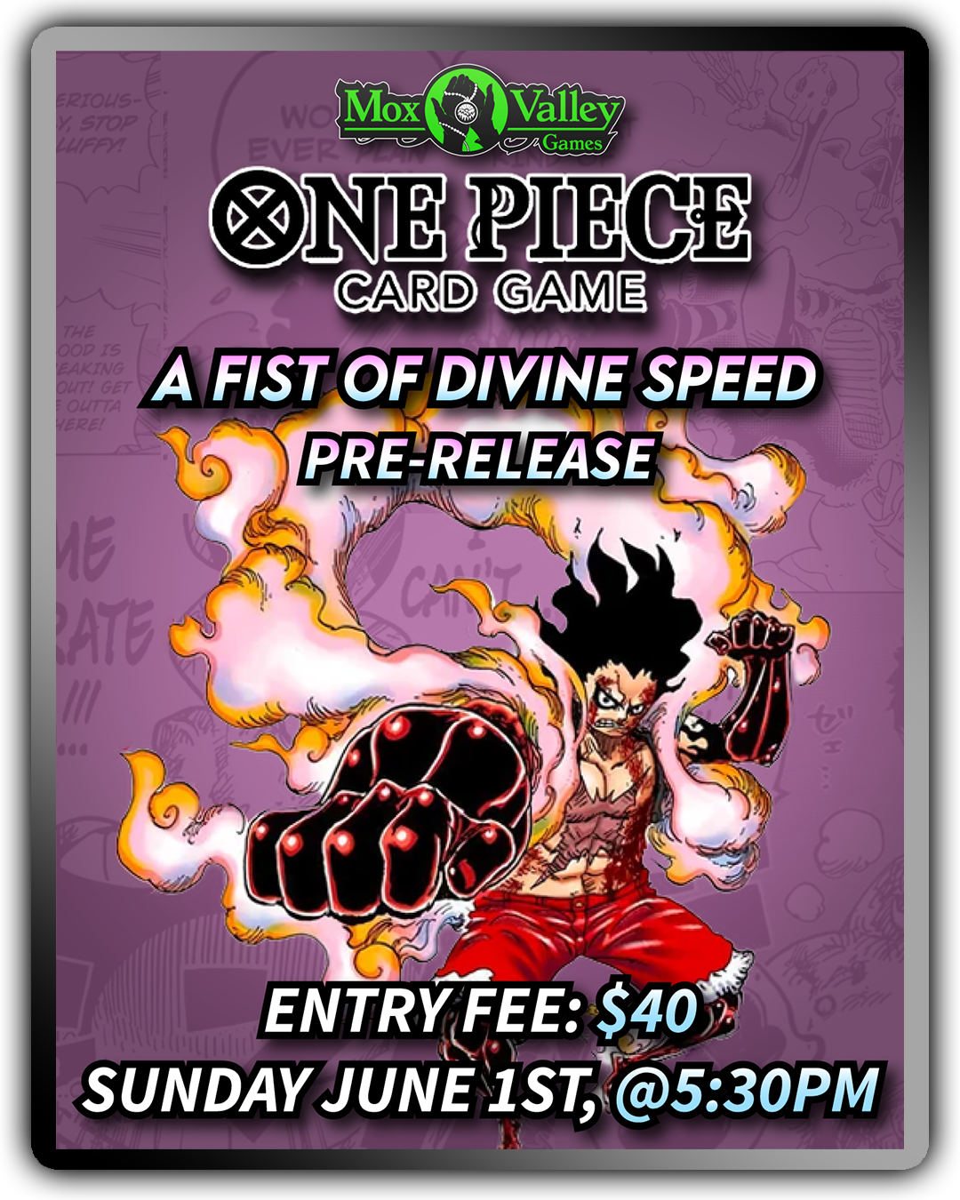 One Piece OP-11 Pre-Release 6/1