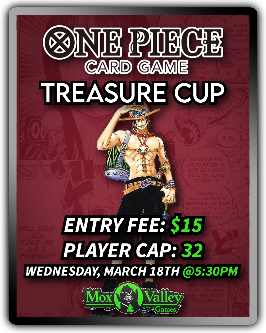 One Piece Treasure Cup March 18th
