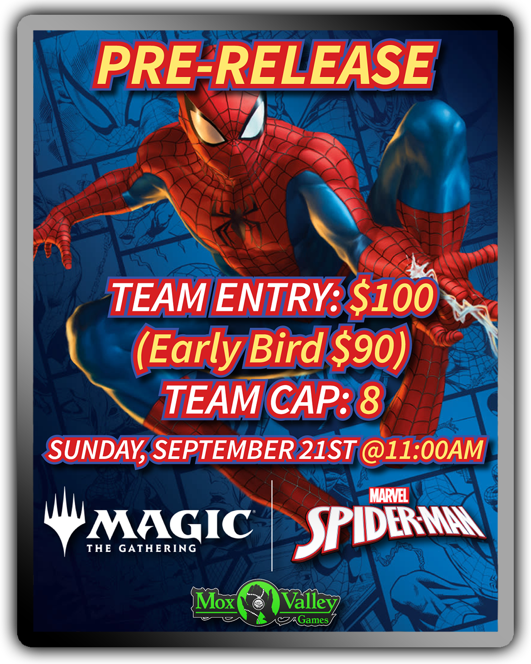 MTG Universes Beyond Marvel's Spider-Man 2HG Pre-Release 9/21