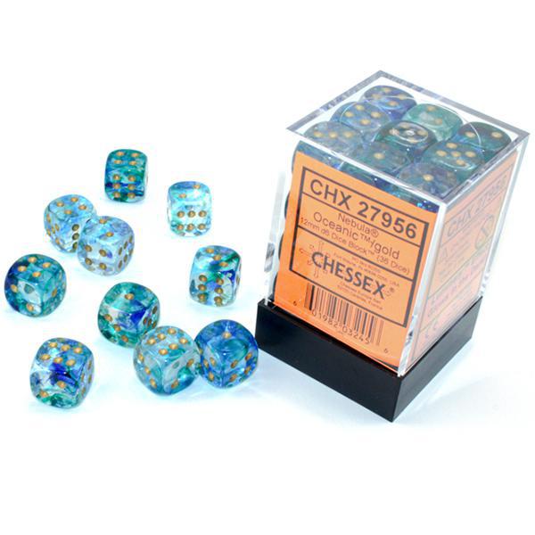 CHX27956 - Nebula Luminary: Oceanic/Gold 12mm