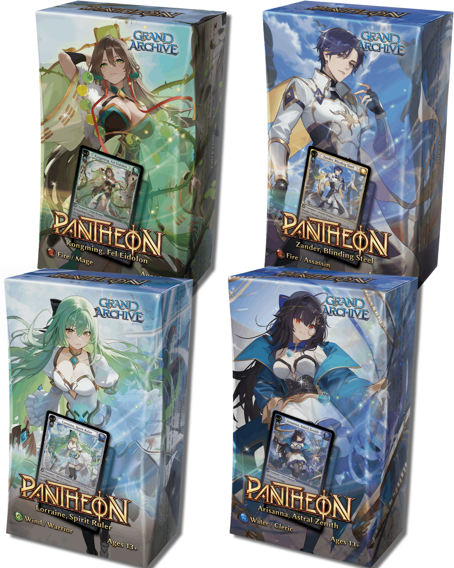(Pre-Order) Pantheon Deck Set of 4