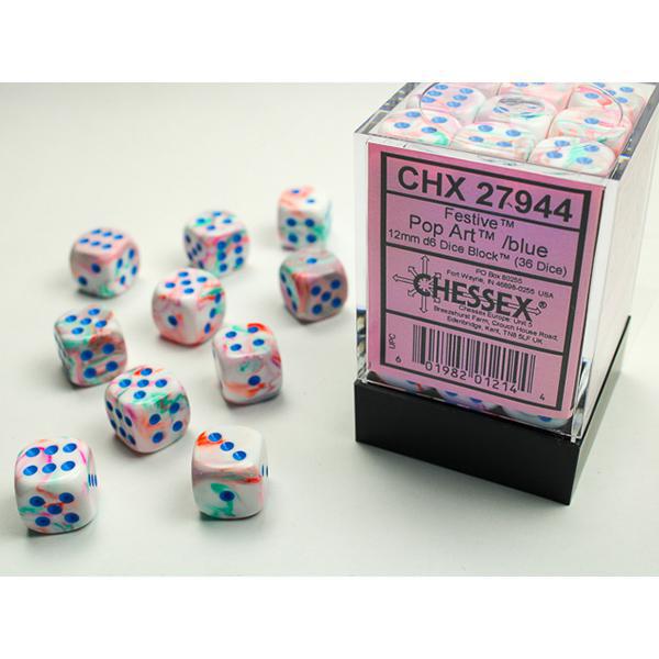 CHX27944 - Festive: Pop-Art/Blue 12mm
