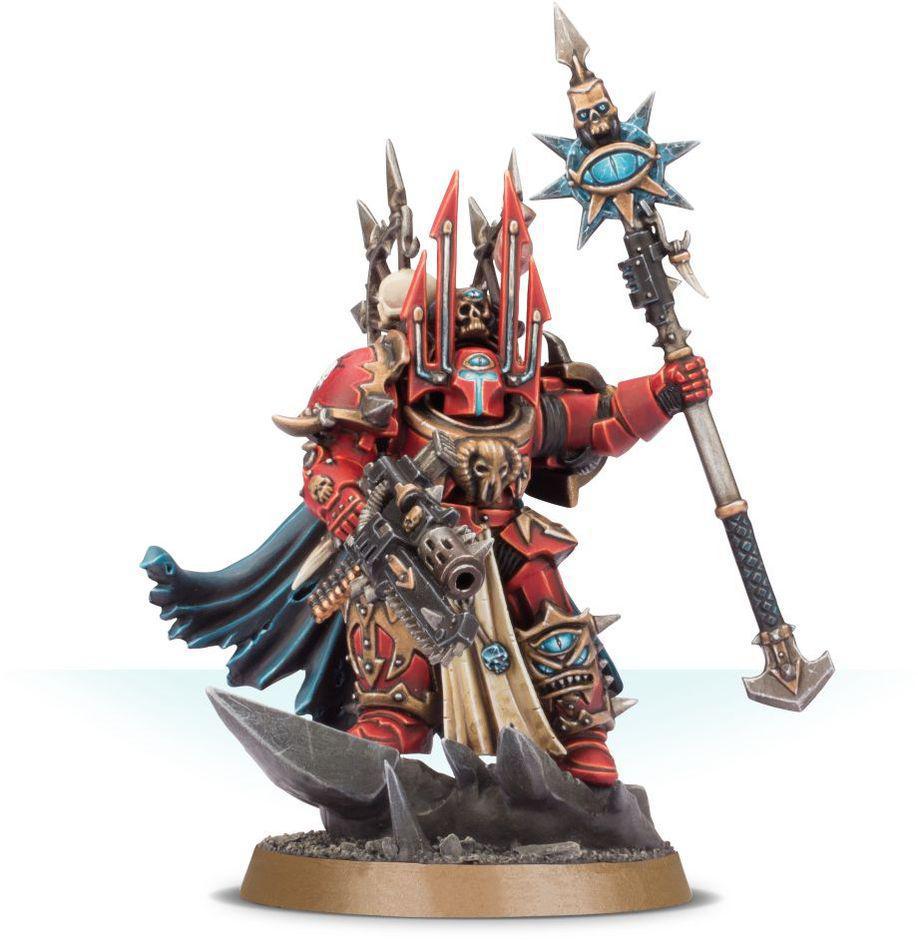 CHAOS SPACE MARINES: CHAOS LORD IN TERMINATOR ARMOR