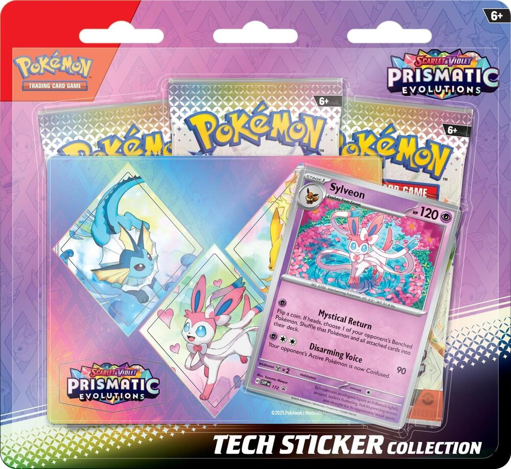 Prismatic Evolutions Sticker Collection