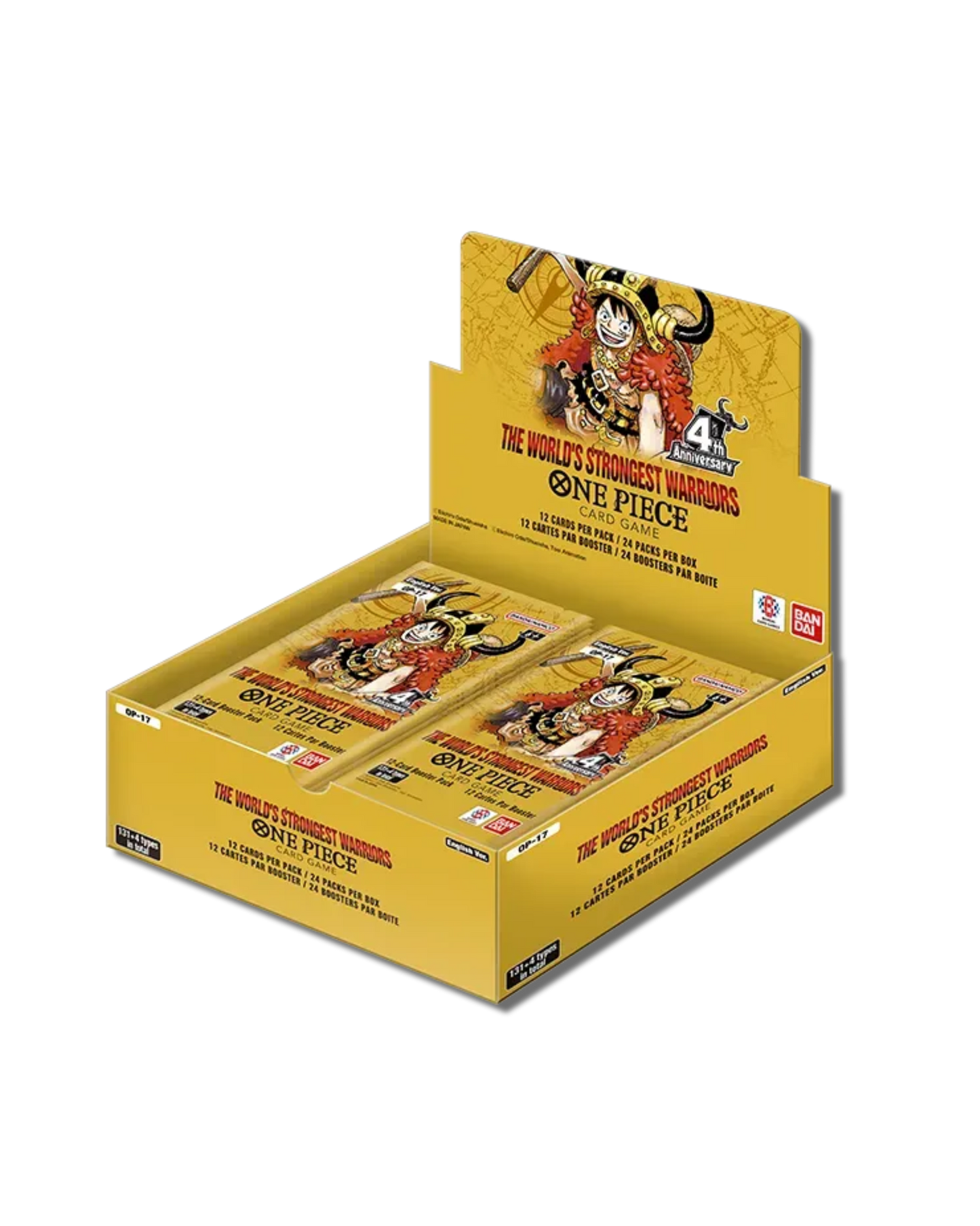 *Pre-Order* The World's Strongest Warriors (OP-17) Booster Box *Unsealed*