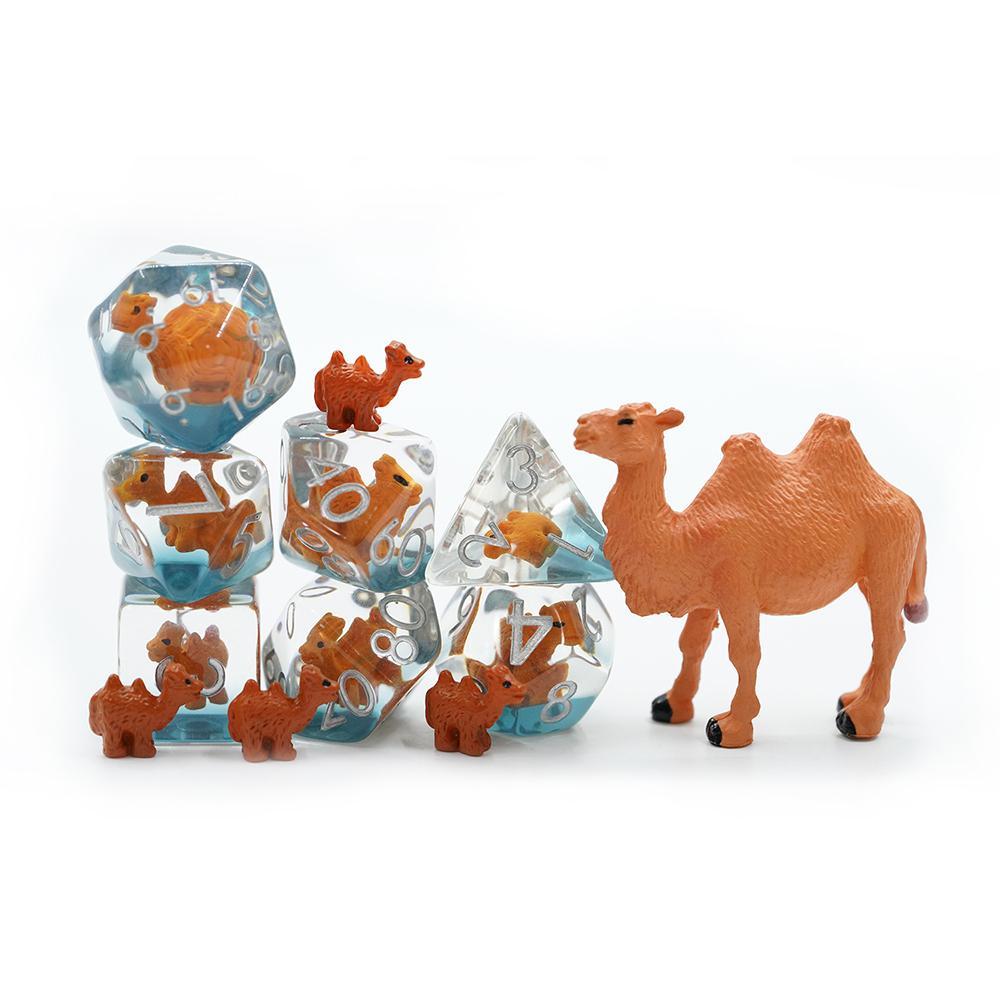 Resin Fill Polyhedral Dice Set -