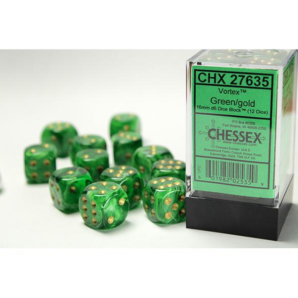 CHX27635 - Vortex: Green/Gold 16mm