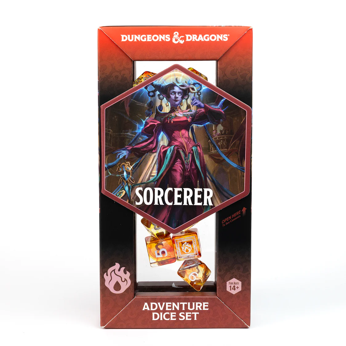 Sirius Adventure Dice Set - Sorcerer Orange