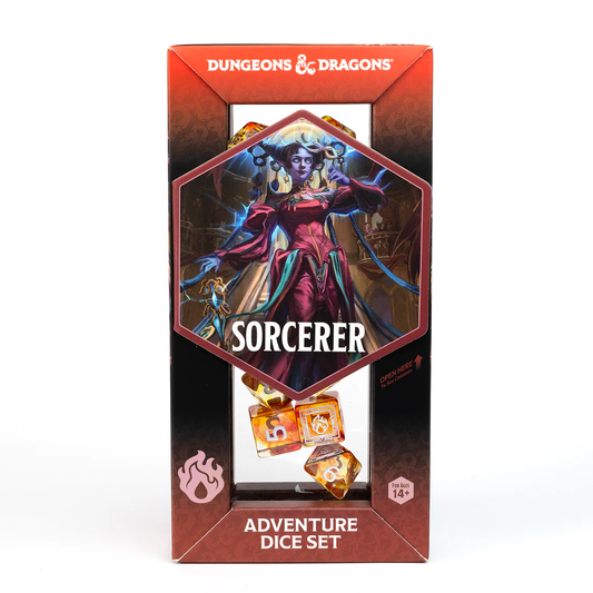 Sirius Adventure Dice Set - Sorcerer Orange