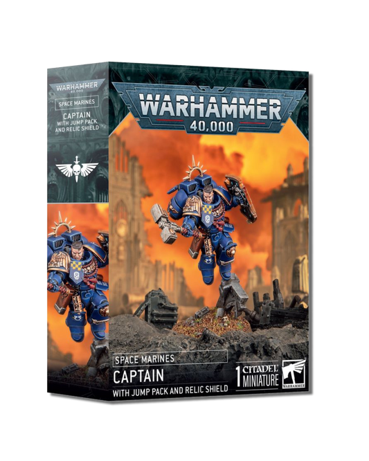 SPACE MARINES: CAPTAIN WITH JUMP PACK & RELIC SHIELD