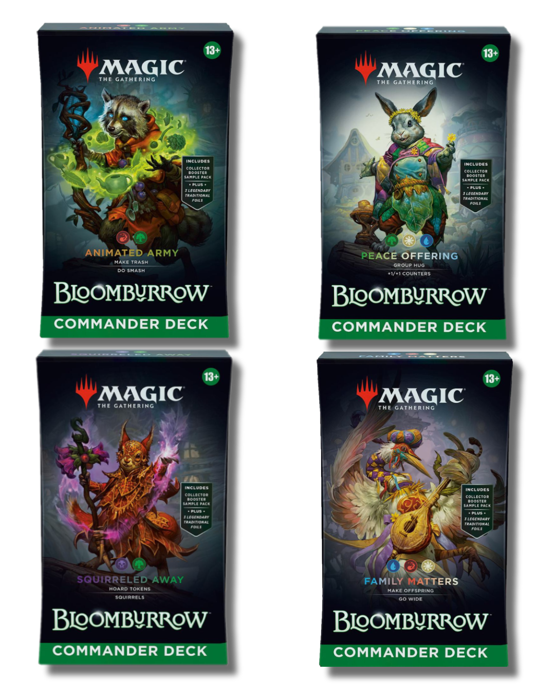 Bloomburrow Commander Decks