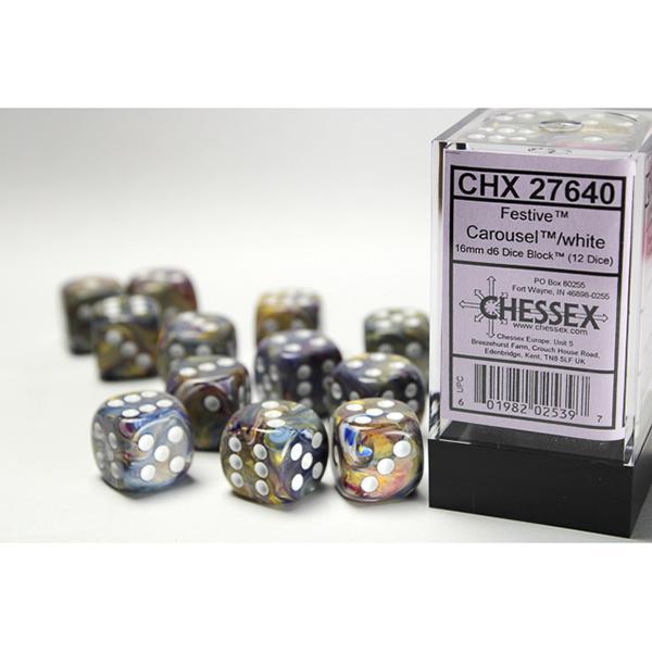 CHX27640 - Festive: Carousel/White 16mm