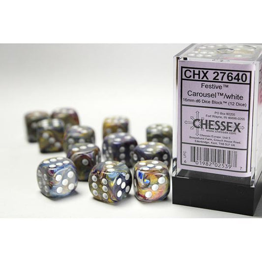 CHX27640 - Festive: Carousel/White 16mm