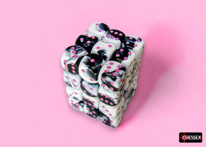 CHX26869 - Gemini Black-White/pink 12mm