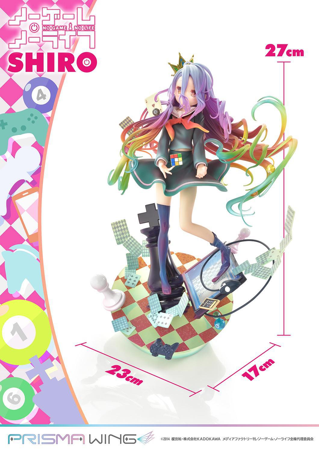 Prisma Wing Shiro Figure (No Game No Life)