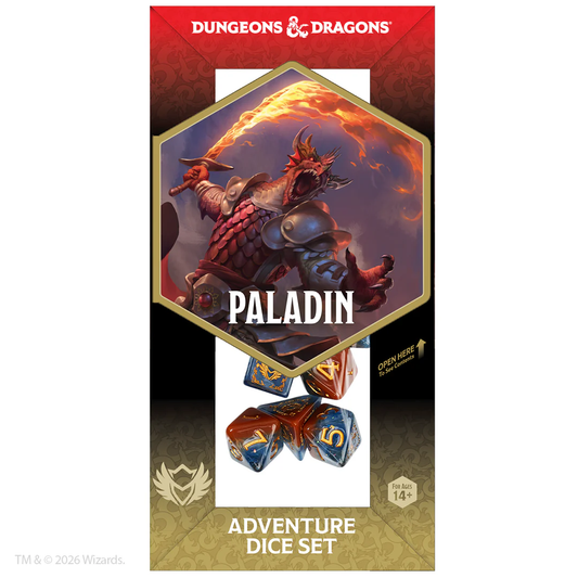 Sirius Adventure Dice Set - Paladin Orange Blue