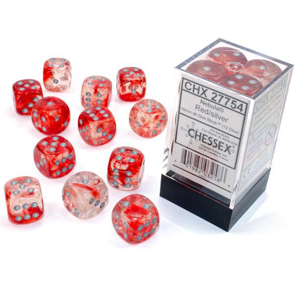 CHX27754 - Nebula Luminary: Red/Silver 16mm