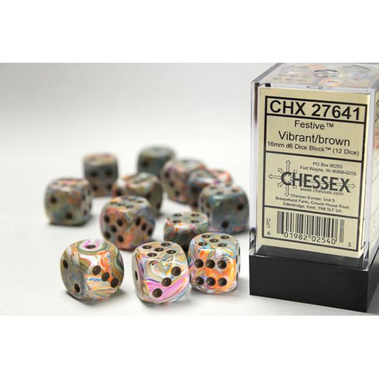 CHX27641 - Festive: Vibrant/Brown 16mm