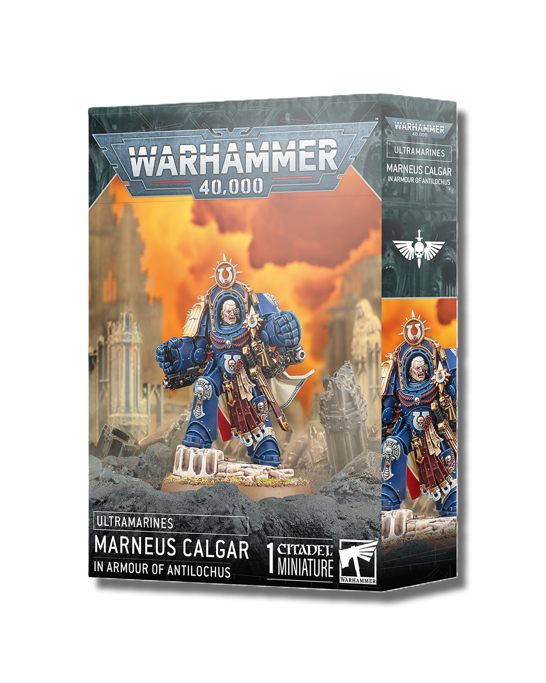 SPACE MARINES: MARNIUS CALGAR IN ARMOUR OF ANTILOCHUS