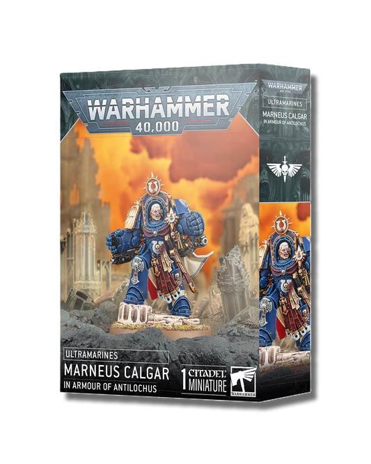 SPACE MARINES: MARNIUS CALGAR IN ARMOUR OF ANTILOCHUS