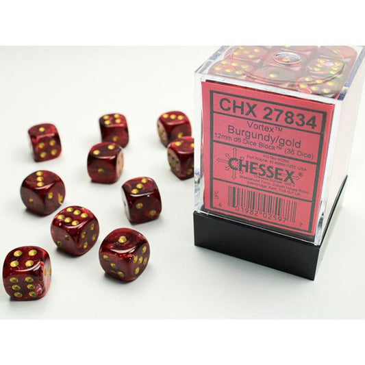 CHX27834 - Vortex: Burgundy/Gold 12mm