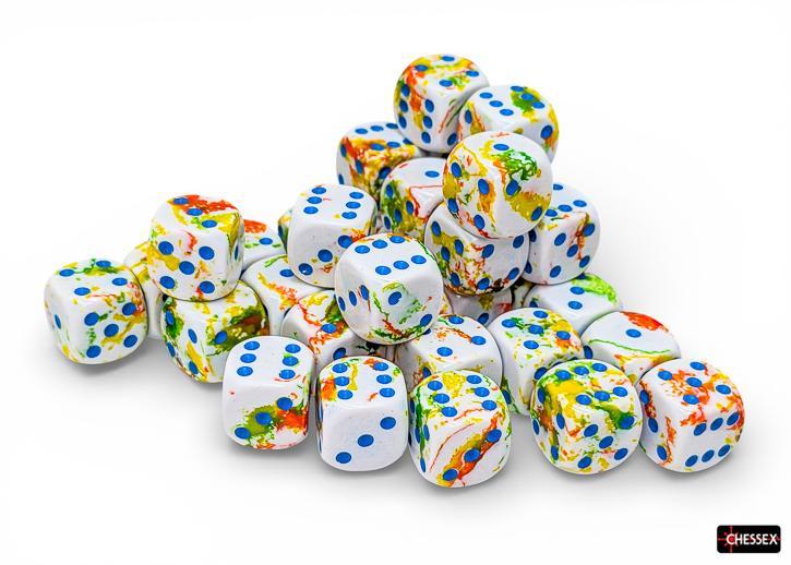 CHX24809 - Brush Breezy/blue 12mm d6 Dice Block