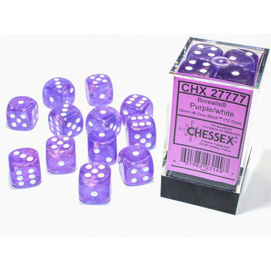 CHX27777 - Borealis Luminary: Purple/White 16mm
