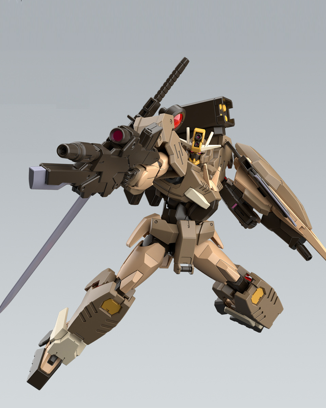 HGBM 1/144 "Gundam Build Metaverse" Gundam 00 Command Qan[T] Desert Type