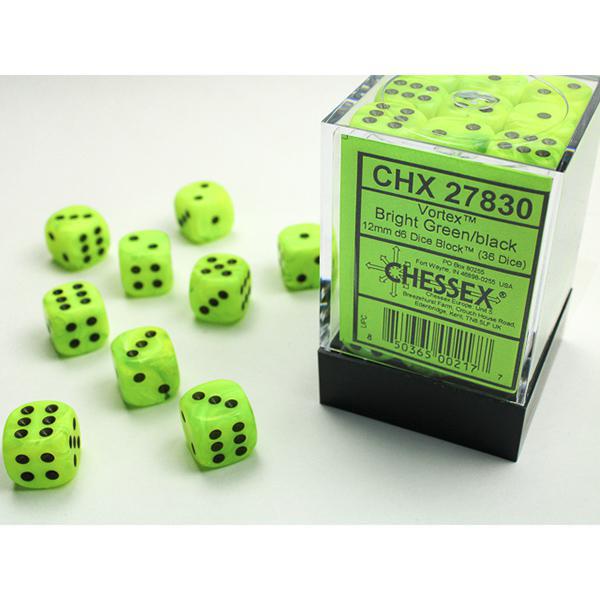 CHX27830 - Vortex: Bright Green/Black 12mm