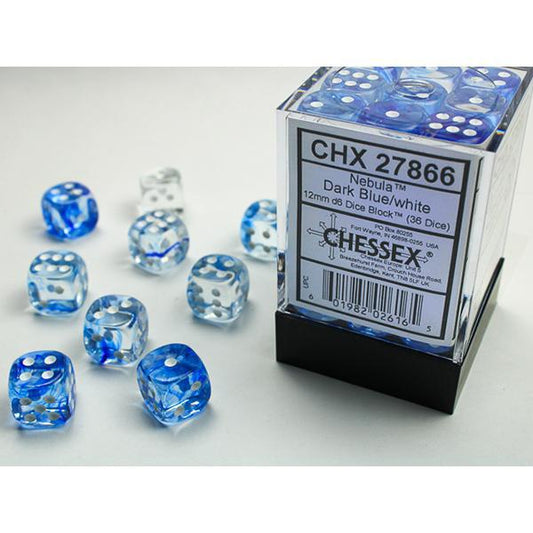 CHX27866 - Nebula: Dark Blue/White 12mm