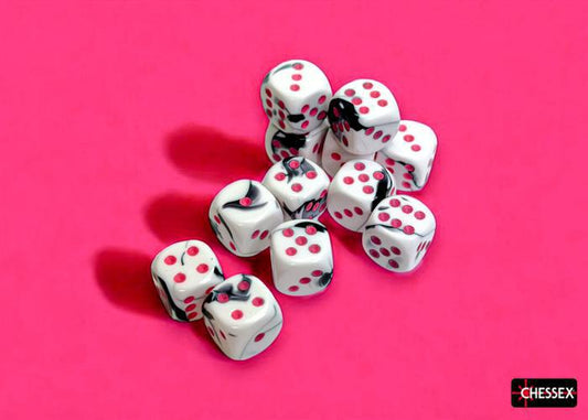 CHX26669 - Gemini Black-White/pink 16mm