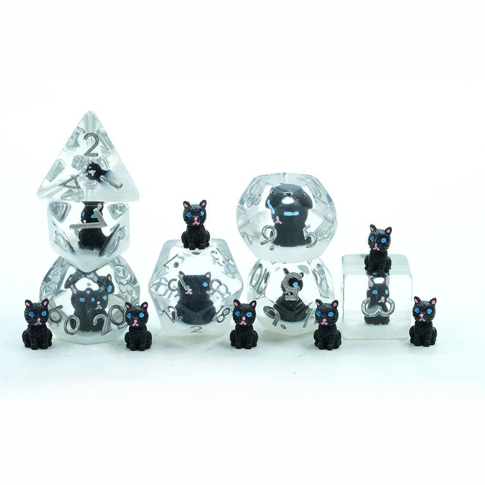Resin Fill Polyhedral Dice Set -