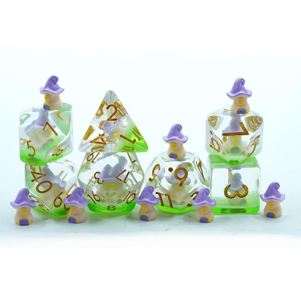 Resin Fill Polyhedral Dice Set -