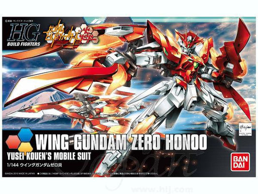 HG BF Wing Gundam Zero Honoo Yusei Kouen's Mobile Suit