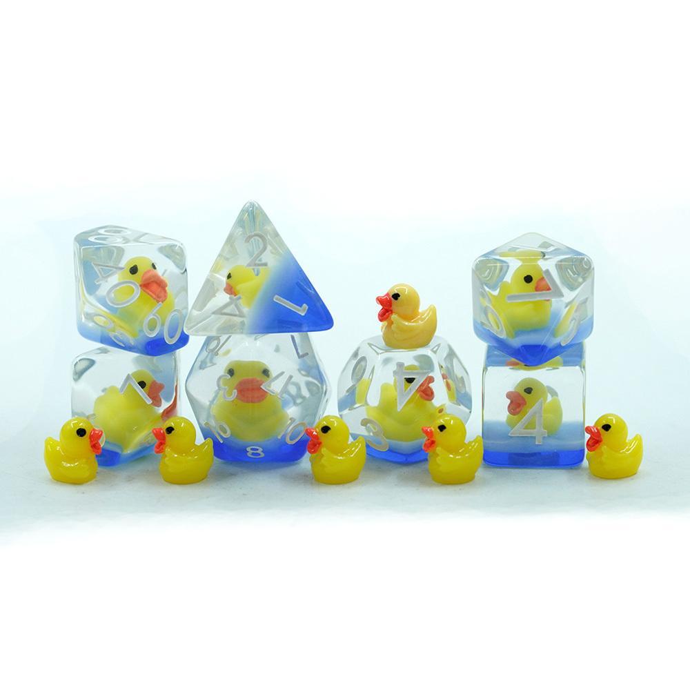 Resin Fill Polyhedral Dice Set -